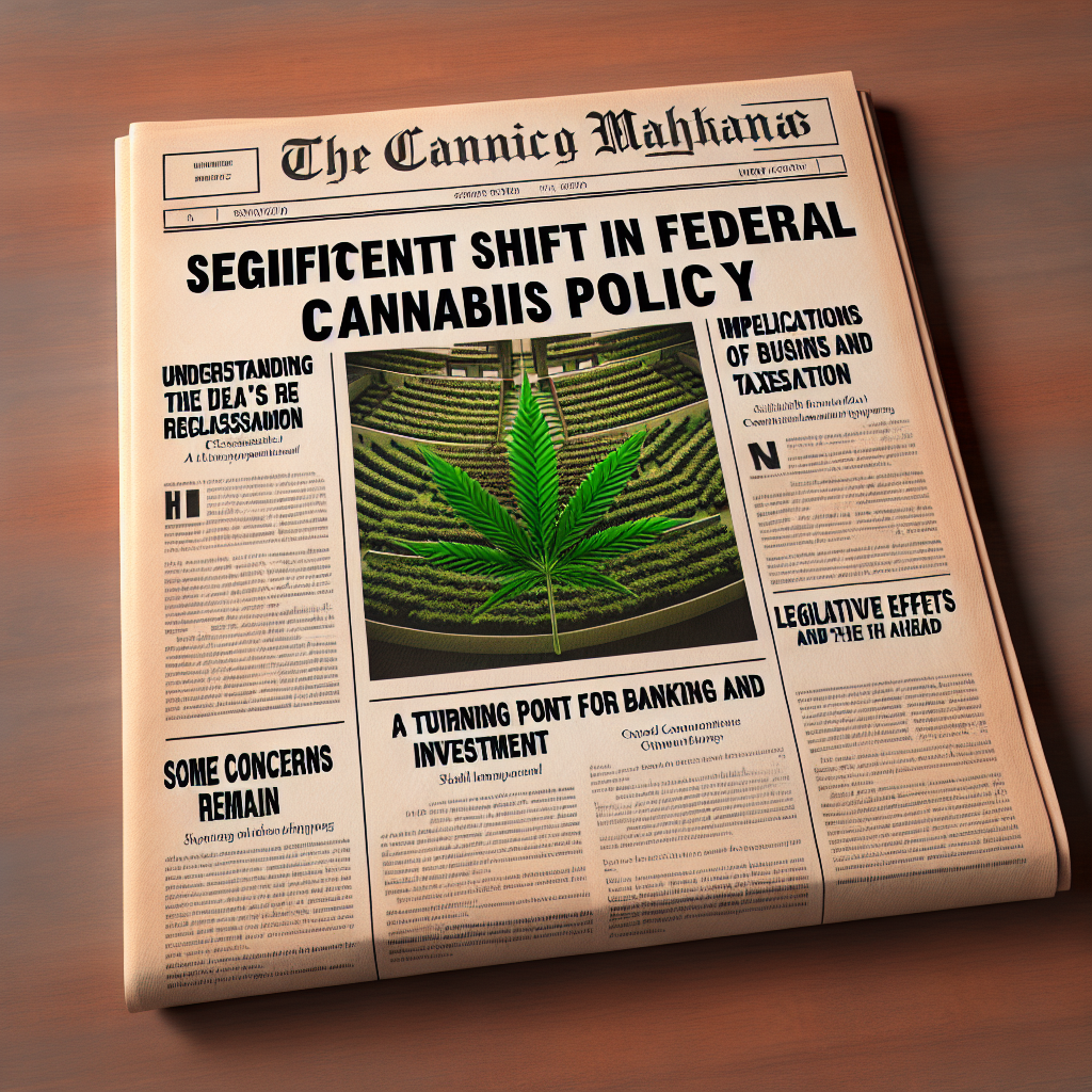 Marijuana Reclassification: A New Era Begins